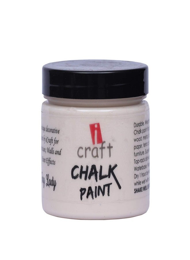 iCraft Chalk Paint, Home Decor Chalk Paint Non Toxic, Eco Friendly Paint Gives Chalky and Matte Finish. (250_milliliters, Foxy Lady) - Image 1